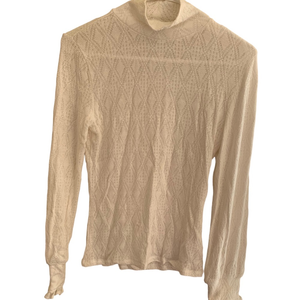 Ten Sixty Sherman Beige Turtleneck SZ M